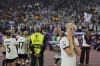 Germany's Lea Schueller reacts after the Women's Euro 2025 semifinals soccer match between Germany and Spain at Stadion Letzigrund in Zurich, Switzerland, Wednesday, July 23, 2025. (AP Photo/Martin Meissner)
