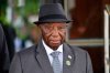 FILE - Liberia's President Joseph Boakai poses for a photo, prior to the start of the ECOWAS meeting, in Abuja, Nigeria, July 7, 2024. (AP Photo/Olamikan Gbemiga, File)