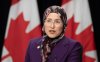 Amira Elghawaby, Canada’s Special Representative on Combating Islamophobia, speaks during a news conference on Tuesday, Dec. 10, 2024 in Ottawa. THE CANADIAN PRESS/Adrian Wyld