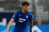 FILE - Hoffenheim's Anton Stach plays in a German Bundesliga soccer match between Eintracht Frankfurt and TSG 1899 Hoffenheim in Frankfurt, Germany, Aug. 31, 2024. (AP Photo/Michael Probst, File)