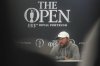 Scottie Scheffler of the United States speaks during press conference ahead of the British Open golf championship at the Royal Portrush Golf Club, Northern Ireland, Tuesday, July 15, 2025. The Open starts Thursday. (AP Photo/Francisco Seco)