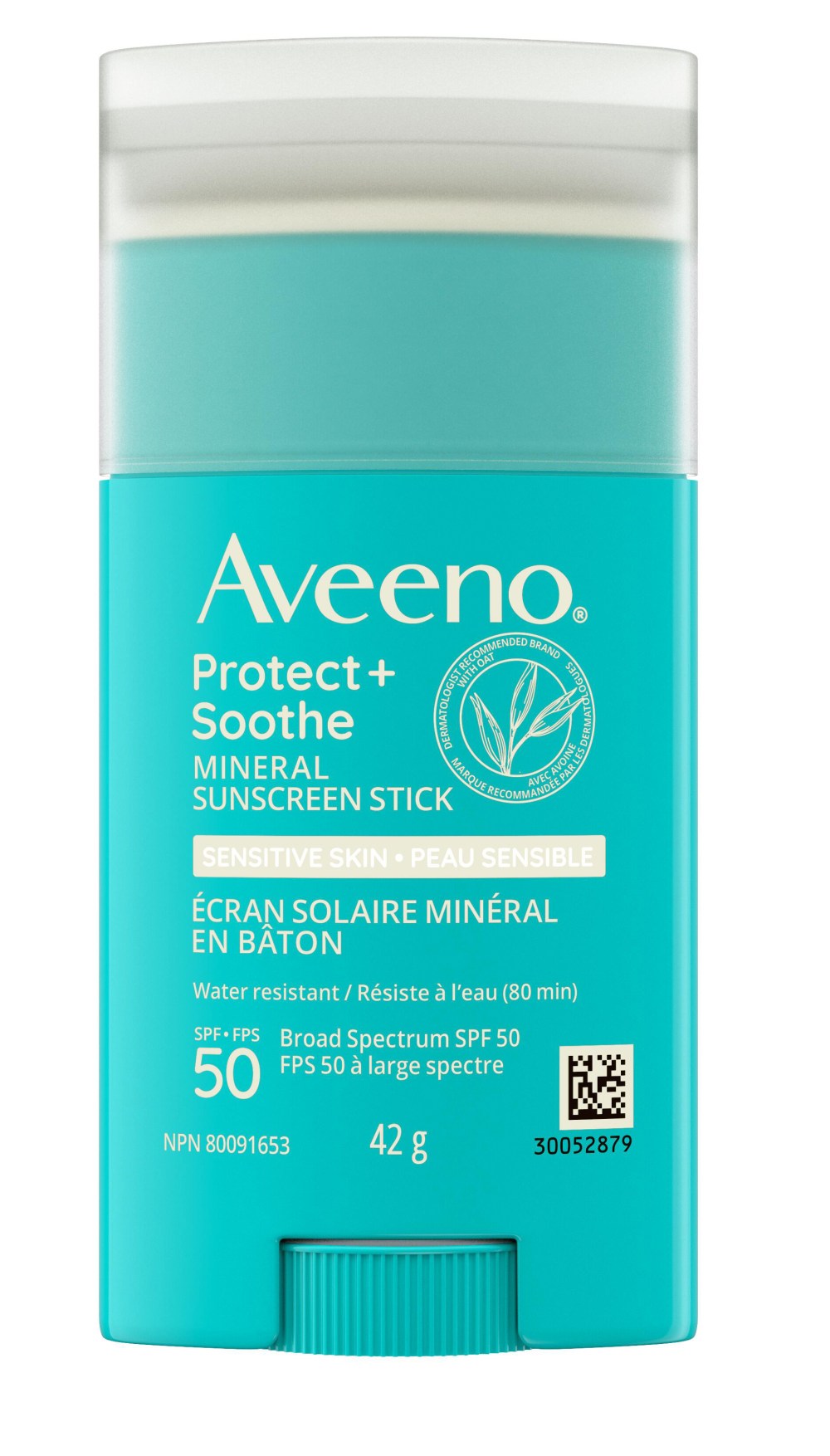 Aveeno Protect + Soothe Mineral Sunscreen Stick for Sensitive Skin
