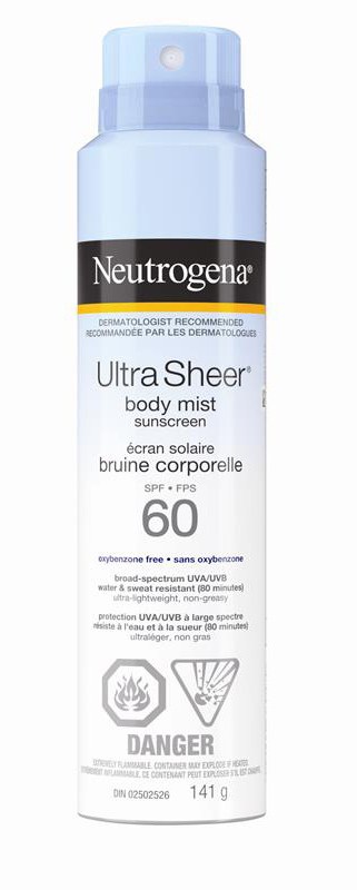 Neutrogena Ultra Sheer Body Mist