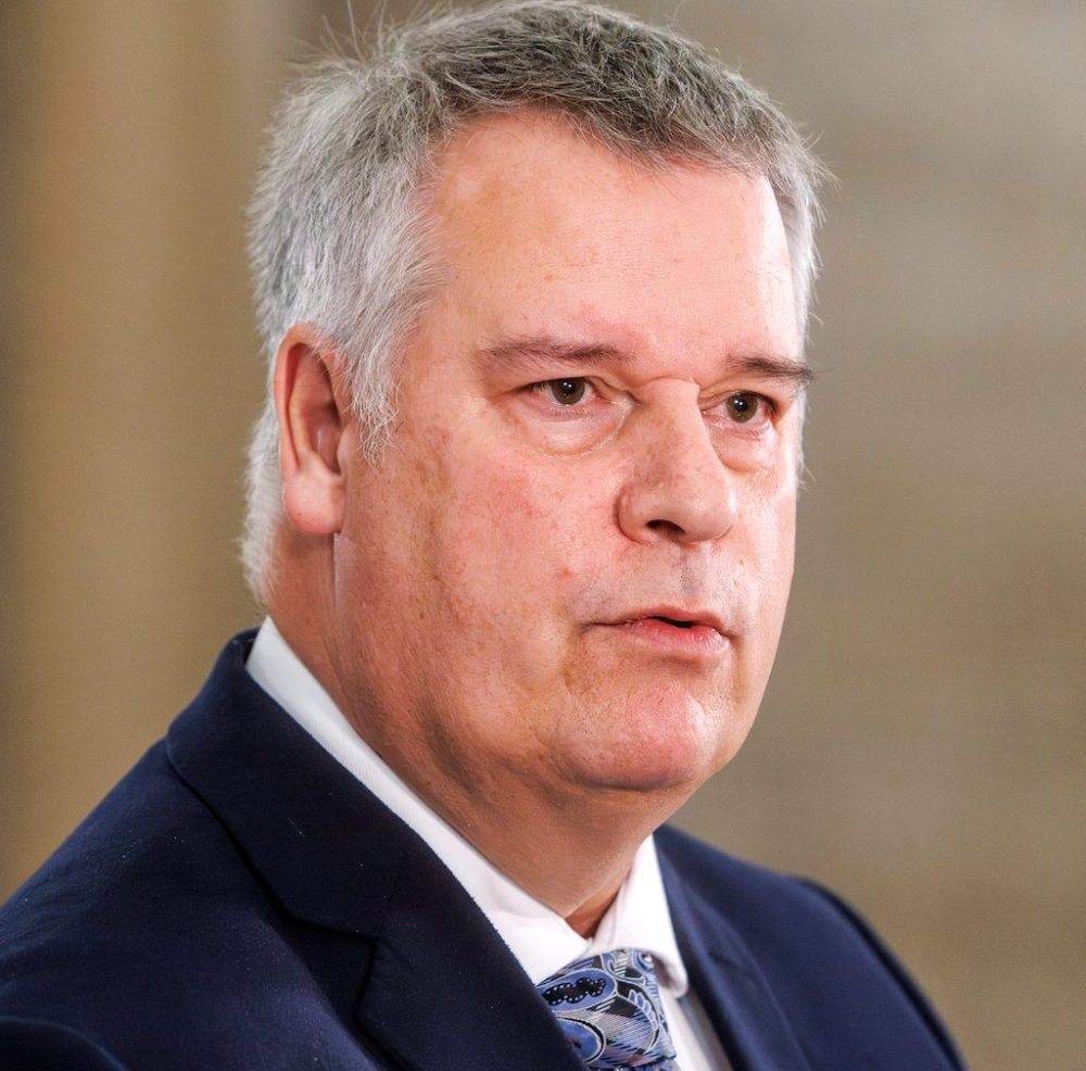 MIKE DEAL / FREE PRESS FILES
Brandon West MLA and the Tory justice critic, Wayne Balcaen: “Somebody’s trying to use it as a source of income.”