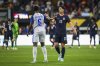 FILE - United States midfielder Johnny Cardoso shakes hands with Haiti defender Garven-michee Metusala (6) after a CONCACAF Gold Cup soccer match, June 22, 2025, in Arlington, Texas. (AP Photo/Jessica Tobias, File)