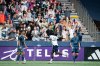 Vancouver Whitecaps' Jean-Claude Ngando (26) celebrates his goal against the Sporting Kansas City during the first half of an MLS soccer match in Vancouver, on Saturday, July 26, 2025. THE CANADIAN PRESS/Ethan Cairns