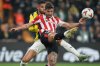 FILE - Athletic Bilbao's Yeray Alvarez, front, kicks the ball during the Europa League opening phase soccer match between Fenerbahce and Athletic Bilbao at Sukru Saracoglu stadium, in Istanbul, Turkey, Dec. 11, 2024. (AP Photo/Francisco Seco, File)
