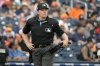 FILE - Home plate umpire Jen Pawol takes her position during the first inning of a spring training baseball game between the Houston Astros and Miami Marlins Sunday, March 10, 2024, in West Palm Beach, Fla. (AP Photo/Jeff Roberson, File)