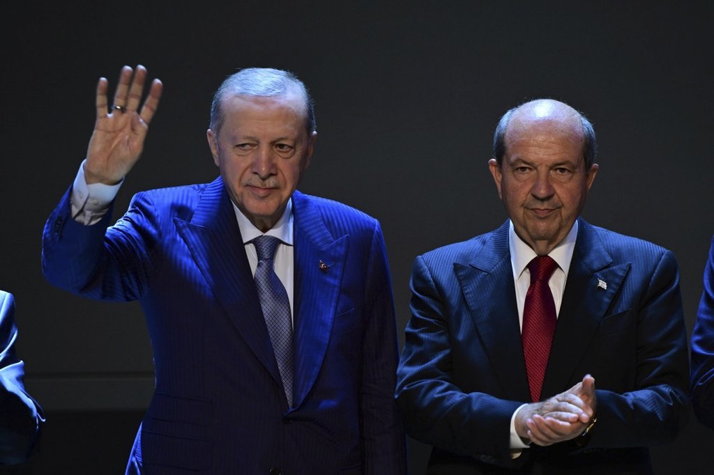 Jul 2025: Turkey's president says his support for a two-state deal on ethnically split Cyprus is absolute