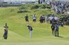 Scottie Scheffler of the United States plays s hot to the 2nd green during the final round of the British Open golf championship at the Royal Portrush Golf Club, Northern Ireland, Sunday, July 20, 2025. (AP Photo/Jon Super)