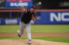 Cleveland Guardians pitcher Gavin Williams (32) throws during the second inning of a baseball game against the New York Mets, Wednesday, Aug. 6, 2025, in New York. (AP Photo/Yuki Iwamura)