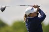 Lauren Coughlin hits from the third tee during the first round of the U.S. Women's Open golf tournament at Erin Hills, in Erin, Wis., Thursday, May 29, 2025. THE CANADIAN PRESS/AP-Jeff Roberson