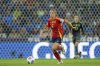Spain's Aitana Bonmati runs with the ball during the Women's Euro 2025, group B, soccer match between Italy and Spain at Stadion Wankdorf in Bern, Switzerland, Friday, July 11, 2025. (AP Photo/Martin Meissner)