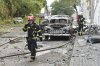 Firefighters work at the site of Russian air attack in Lviv, Ukraine, Saturday, July 12, 2025. (AP Photo/Mykola Tys)