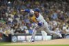 New York Mets' Frankie Montas pitches during the second inning of a baseball game against the Milwaukee Brewers, Saturday, Aug. 9, 2025, in Milwaukee. (AP Photo/Aaron Gash)