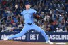 Blue Jays right-hander Braydon Fisher throws to an Athletics batter in the first inning of a Major League Baseball game in Toronto on Saturday, May 31, 2025. THE CANADIAN PRESS/Jon Blacker
