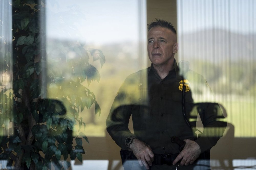 Gregory Bovino, chief patrol agent of the U.S. Border Patrol's El Centro Sector, poses for a photo after an interview with The Associated Press in Los Angeles, Monday, Aug. 25, 2025. (AP Photo/Jae C. Hong)