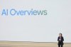 Liz Reid, Google head of Search, speaks at a Google I/O event in Mountain View, Calif., Tuesday, May 14, 2024. (AP Photo/Jeff Chiu)
