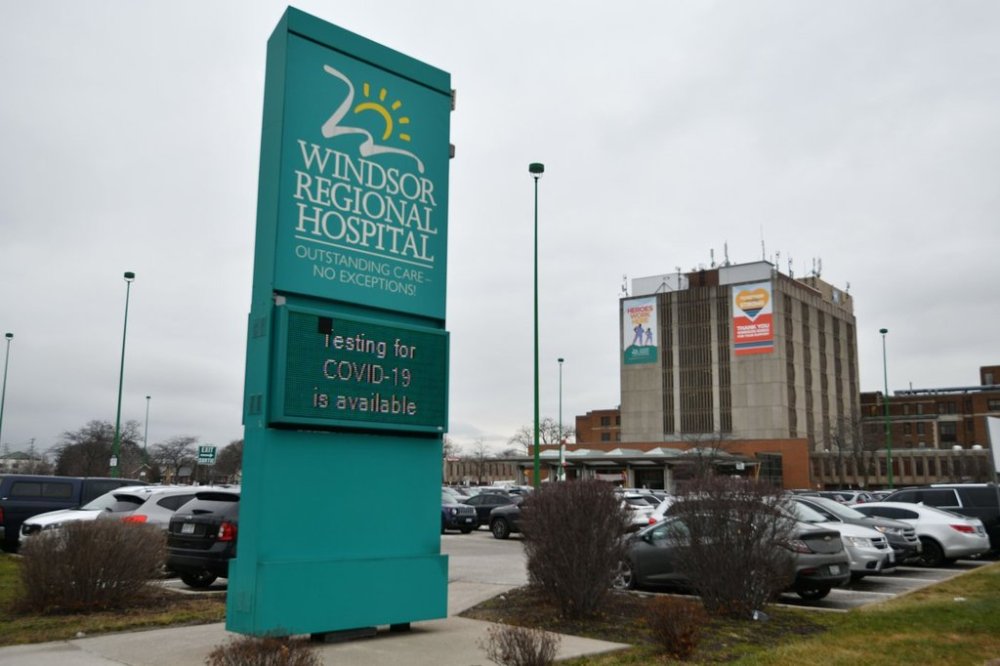 The Windsor Regional Hospital is shown in Windsor, Ont., Wednesday, Jan. 6, 2021. THE CANADIAN PRESS/Rob Gurdebeke