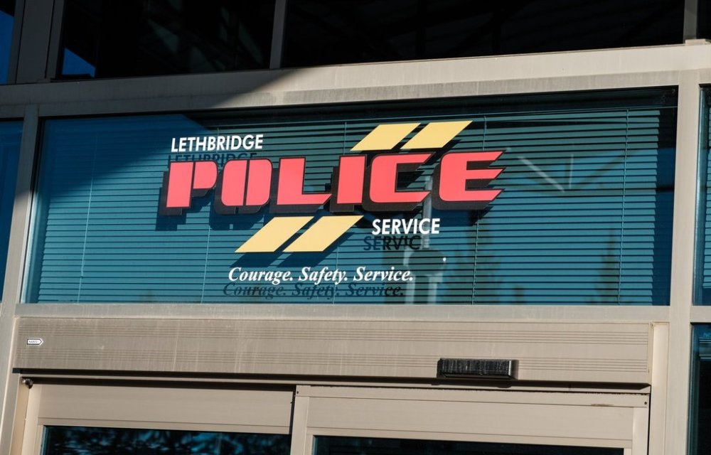 Lethbridge Police Headquarters is shown in Lethbridge, Alta., on March 10, 2021. THE CANADIAN PRESS/David Rossiter