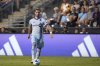 CF Montréal's Joel Waterman plays during an MLS soccer match against the Philadelphia Union, Wednesday, July 16, 2025, in Chester, Pa. (AP Photo/Matt Slocum)