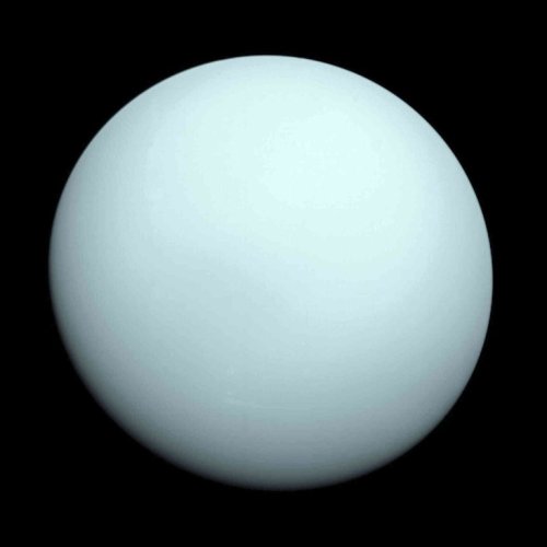 This is an image provided by NASA shows the planet Uranus, taken by the spacecraft Voyager 2 in 1986. (NASA via AP)