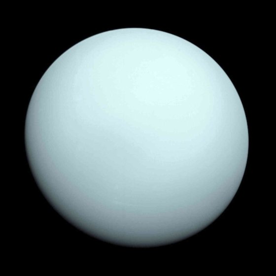 This is an image provided by NASA shows the planet Uranus, taken by the spacecraft Voyager 2 in 1986. (NASA via AP)