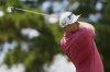 Sepp Straka, of Austria, hits from the 14th tee during the third round of the St. Jude Championship golf tournament Saturday, Aug. 9, 2025, in Memphis, Tenn. (AP Photo/George Walker IV)