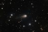 This image composed from multiple exposures and provided by NSF's NOIRLab shows a comet streaking across a star field above the International Gemini Observatory on Cerro Pachon, near La Serena, Chile. (NSF's NoirLab via AP)