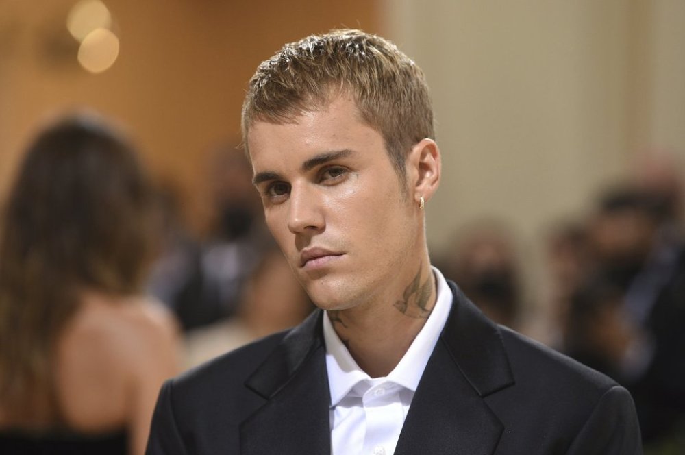 FILE - Justin Bieber attends The Metropolitan Museum of Art's Costume Institute benefit gala on Sept. 13, 2021, in New York. (Photo by Evan Agostini/Invision/AP, File)