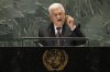 FILE - Palestinian President Mahmoud Abbas addresses the 79th session of the United Nations General Assembly, Sept. 26, 2024, at U.N. headquarters. (AP Photo/Frank Franklin II, File)