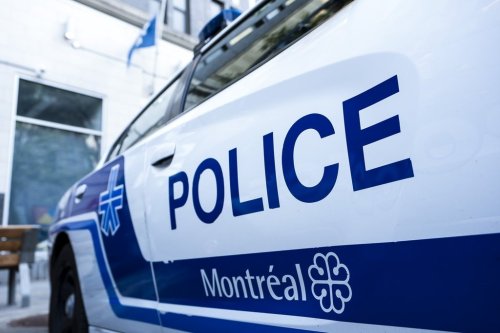 A Montreal police car is photographed in Montreal on Friday, Aug. 22, 2025. THE CANADIAN PRESS/Christopher Katsarov