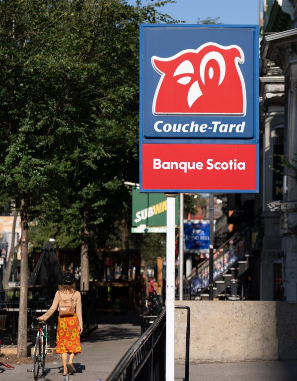 A Couche-Tard convenience store is seen in Montreal, Thursday, Sept. 5, 2024. THE CANADIAN PRESS/Christinne Muschi