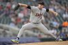 Detroit Tigers starting pitcher Tarik Skubal (29) delivers during the first inning of a baseball game against the Minnesota Twins Thursday, Aug. 14, 2025, in Minneapolis. (AP Photo/Abbie Parr)