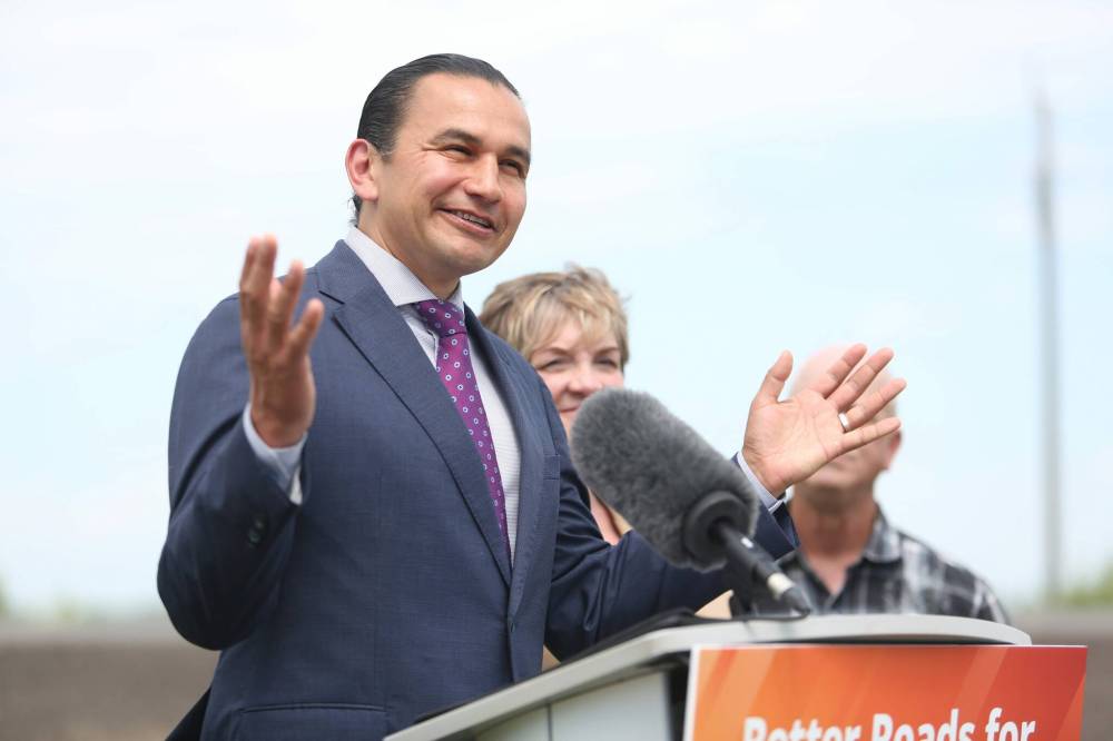 Matt Goerzen / The Brandon Sun
Manitoba Premier Wab Kinew is putting economic concerns ahead of the environment, columnist Deveryn Ross argues.
