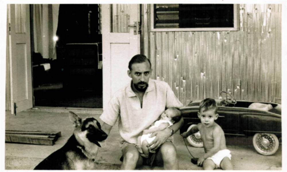 Supplied
Read with his sons Peter and David in Nigeria, 1963