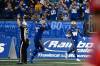 FRED GREENSLADE / THE CANADIAN PRESS
                                Winnipeg Blue Bombers’ Trey Vaval (23) celebrates his punt return for a touchdown against the Toronto Argonauts with Willie Jefferson (5) during first half CFL action in Winnipeg, Friday, Aug. 1, 2025.