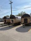 SUPPLIED
                                The Backyard Barrel is missing three of its five portable wood-fired saunas.