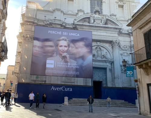 Pam Frampton
                                Ads featuring confident older women, like this one in Lecce, Italy, with the message ‘Because you’re unique’ — are too few and far between.