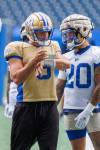MIKE DEAL / FREE PRESS FILES
                                All signs point to Winnipeg Blue Bombers quarterback Zach Collaros (left) starting for the club on the road Saturday against the Calgary Stampeders.