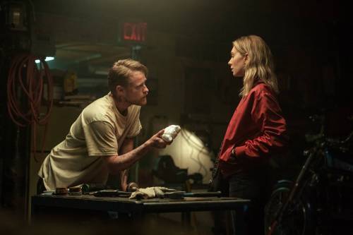 ALLYSON RIGGS / NETFLIX
Zack Gottsagen (left) and Vanessa Kirby are brother and sister in Night Always Comes.