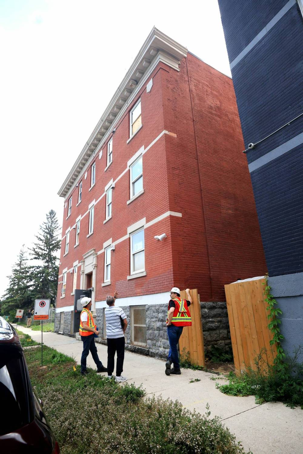 Ruth Bonneville / Free Press
The building at 480 Young St. could house up to 40 homeless and at-risk individuals and families by the end of 2025.