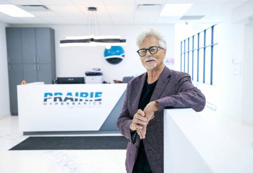 Ruth Bonneville / Free Press
                                Martin Hiebert, founder of Prairie Hyperbarics, underwent 35 HBOT sessions in Calgary eight years ago at the recommendation of his oncologist.
