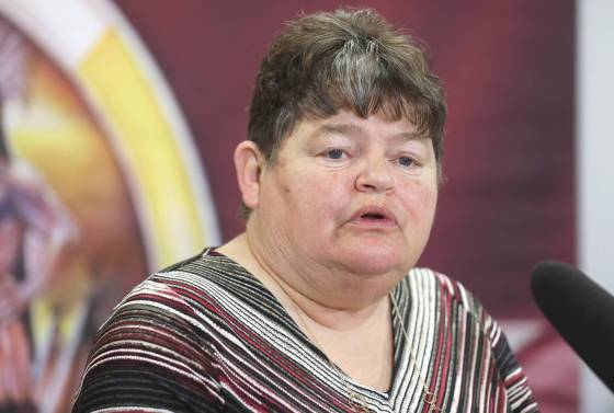 Thompson Mayor Colleen Smook is hoping for significant rainfall, and no lightning strikes, in the coming days. (Ruth Bonneville / Free Press files)
