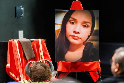 Mashkode Bizhiki&rsquo;ikwe, or Buffalo Woman, was identified as Ashlee Christine Shingoose by Winnipeg police in March this year. (Mike Deal / Free Press files)