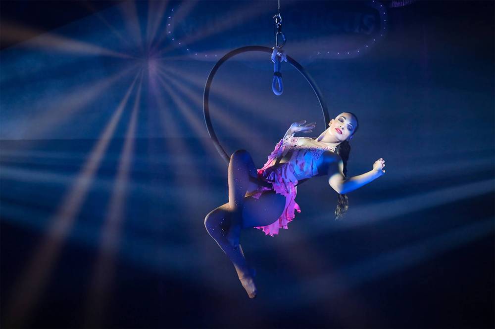 SUPPLIED
Desire Cardinali Chaves is a contortionist, hand balancer and aerialist.