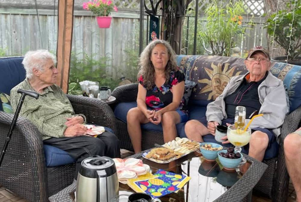 SUPPLIED
Cecile Victor, Carla Sasley and Sam Victor are warning others about a frighteningly realistic “grandparent scam.”