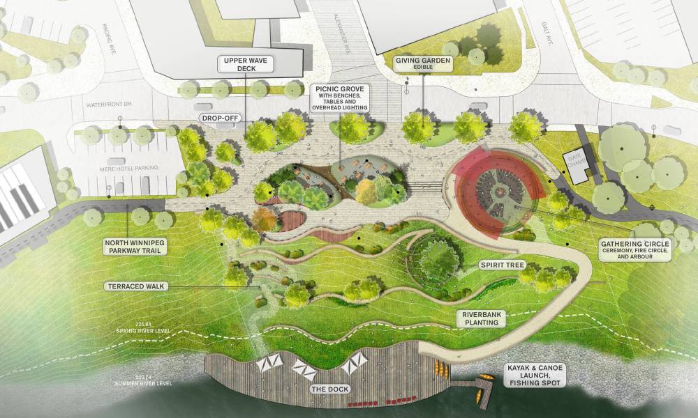 SUPPLIED
A rendering shows how the Alexander Docks site would appear after the redesign.