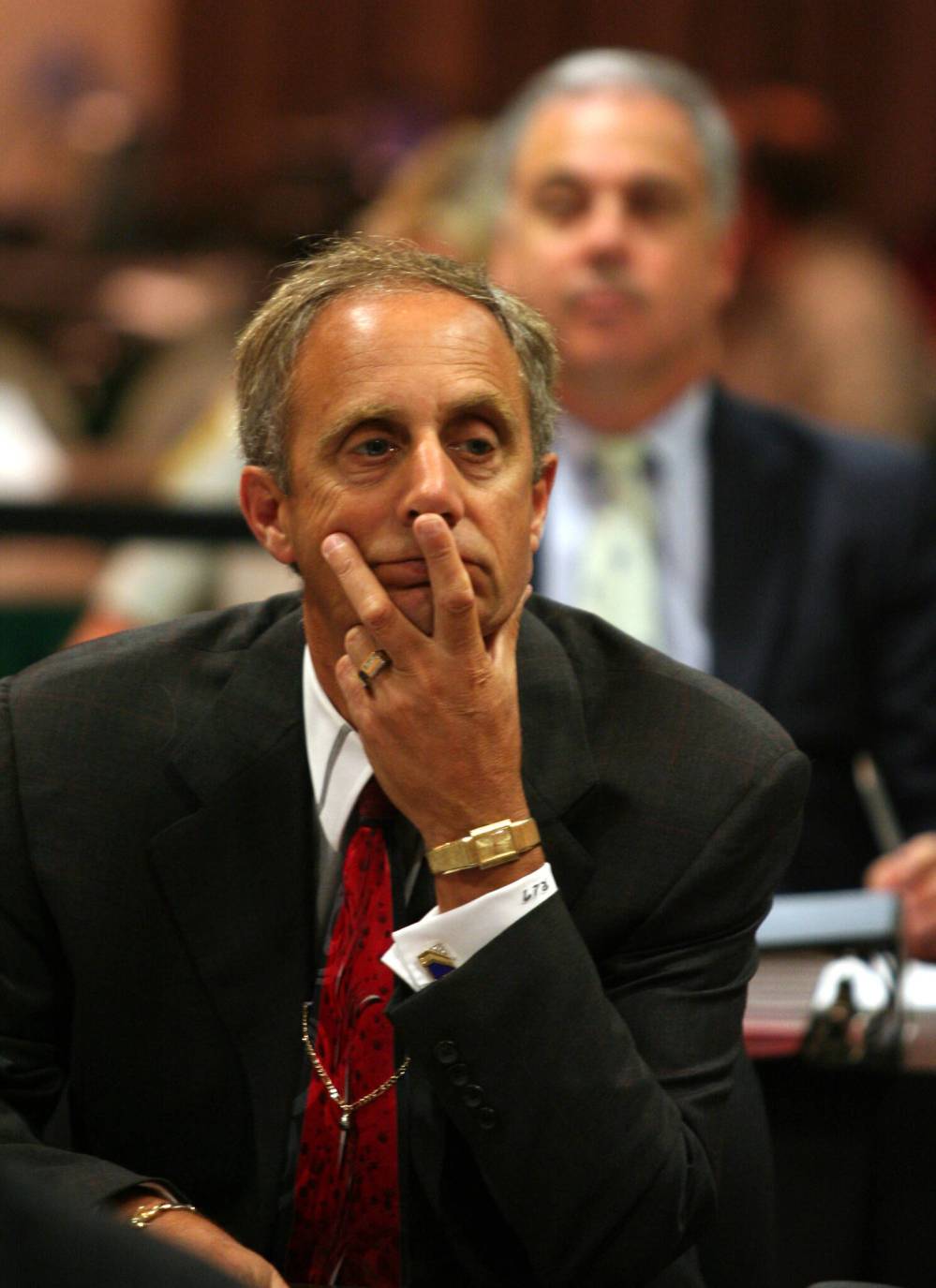 MARC GALLANT / FREE PRESS FILES
Robert Tapper leaves an inquiry in 2007.