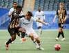 JOHN WOODS / FREE PRESS
                                Valour FC Raphael Ohin (27) defends against York United Julian Altobelli (18) during second half action in Winnipeg Sunday, August 17, 2025. Reporter: standup